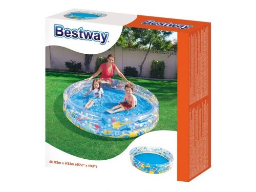 Bestway 51005 Átlátszó gyűrűs medence 183 x 33 cm (51005)