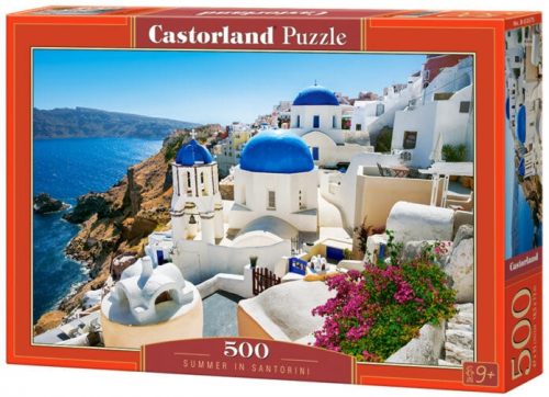 Castorland 500 db-os puzzle - Nyár Santoriniben (B-53575)