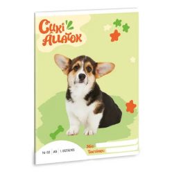 Ars Una Cuki Állatok - Welsh Corgi A/5 sima füzet 20-32