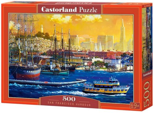 Castorland 500 db-os puzzle - San Francisco kikötője (B-53735)