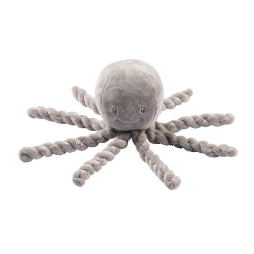 Nattou plüss játék 23cm Lapidou – Octopus - szürke