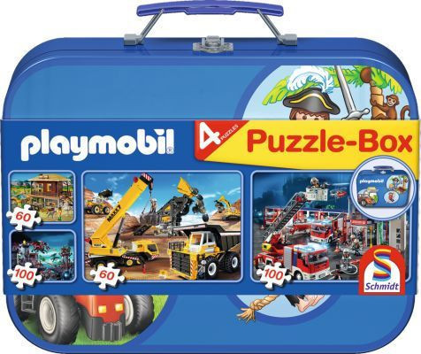 Schmidt Playmobil box, 2x60, 2x100 db (55599)