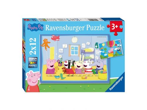 Ravensburger Puzzle 2x12 db - Peppa kalandja (5574)