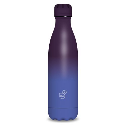 ARS UNA duplafalú fémkulacs, termosz 500ml - Blue/Purple (55811491)