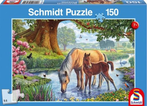 Schmidt Puzzle Lovak a pataknál, 150 db (56161)