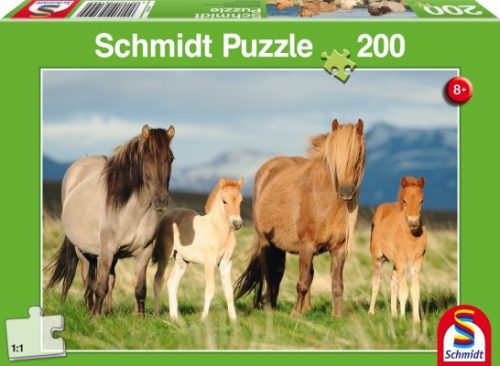 Schmidt Puzzle Ló család, 200 db (56199)