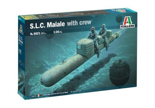 Italeri S.L.C. Maiale with crew 1:35 makett tengeralattjáró (5621s)