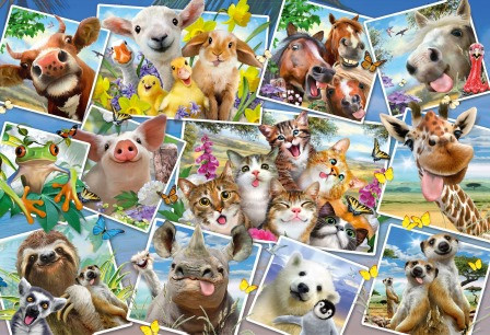 Animal Selfies, 200 pcs (56294) Tierische Selfies