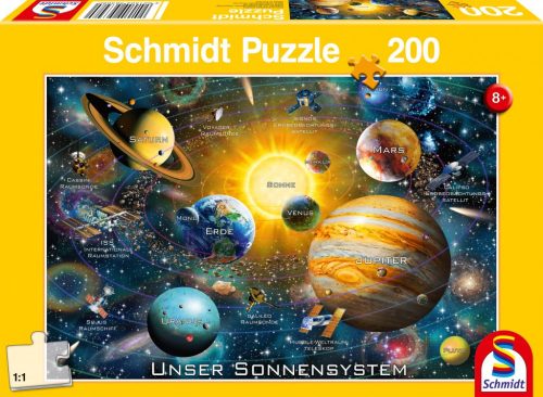 Schmidt Puzzle Our solar system, 200 db (56308)