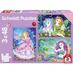 Schmidt Princess, fairy and mermaid 3x48db (56376)