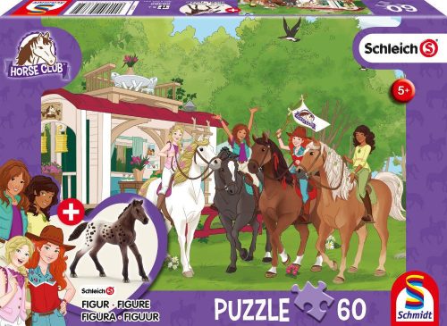 Schmidt Puzzle Horse Club, Club meeting in front of the caravan , 60 db (56385)