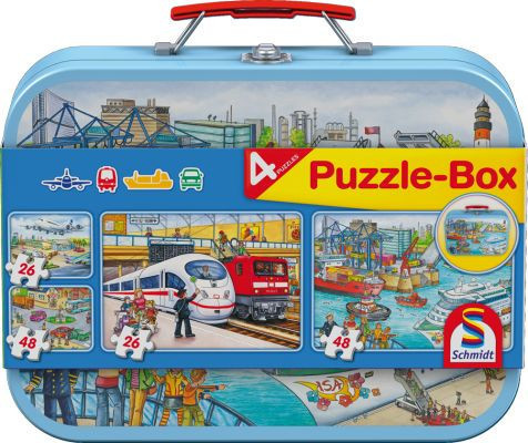 Schmidtspiele 56508 Járművek 2x26 2x48db-os puzzle