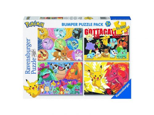 Ravensburger Puzzle 4x100 db - Pokemon (5651)