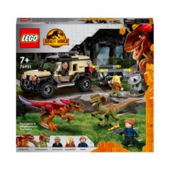   LEGO Jurassic World 76951 Pyroraptor és Dilophosaurus szállítás