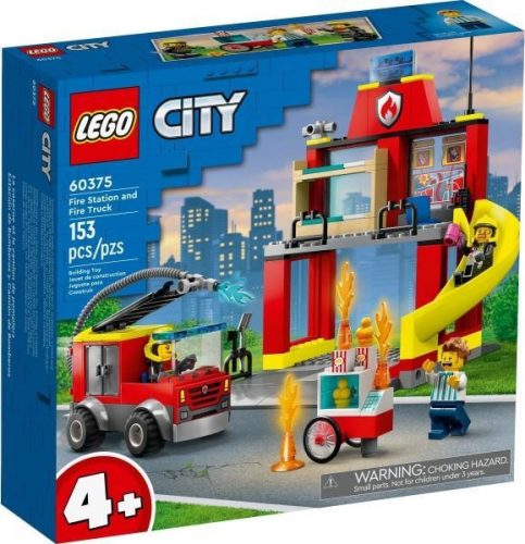 LEGO® City - Tűzoltóállomás és tűzoltóautó (60375)