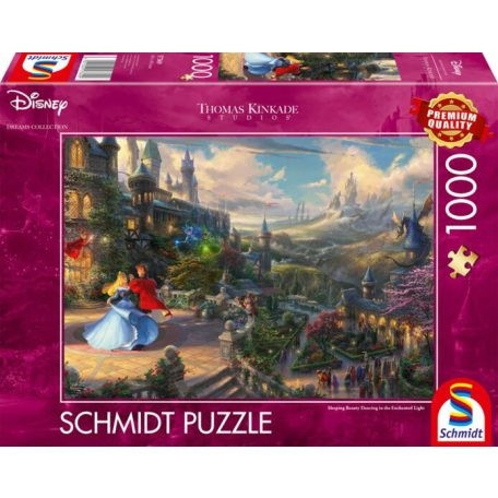 Schmidt Disney, Sleeping Beauty Dancing in The Enchanted Light, 1000 db - os puzzle (57369)