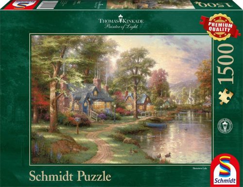 Schmidt Puzzle Hometown Lake, Thomas Kinkade, 1500 db (57452)