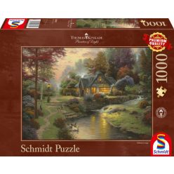   Stillwater Cottage, Thomas Kinkade, 1000 db (58464) Friedliche Abendstimmung