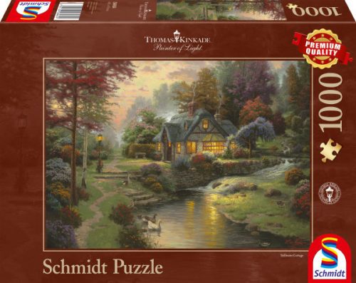 Stillwater Cottage, Thomas Kinkade, 1000 db (58464) Friedliche Abendstimmung