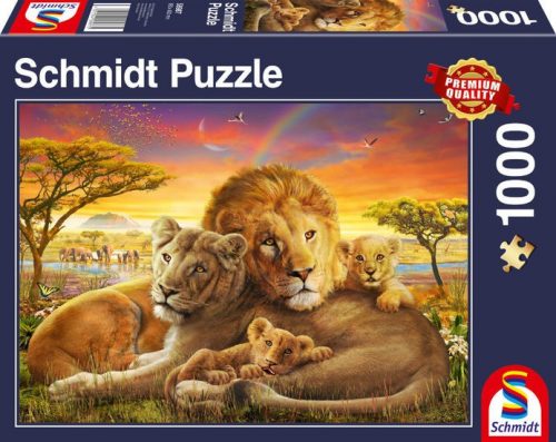 Schmidt Puzzle Loving Lions, 1000 db (58987)