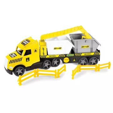 Wader: Magic Truck Technic kamion konténerekkel - 79 cm