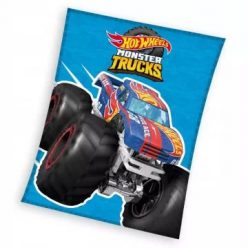 Hot Wheels: Monster Trucks korall takaró - 130 x 170 cm