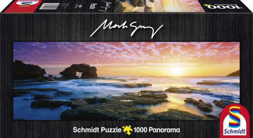 Schmidt puzzle Bridgewater Bay Sunset, Victoria, Australia, 1000 db (59289) Panoramapuzzle