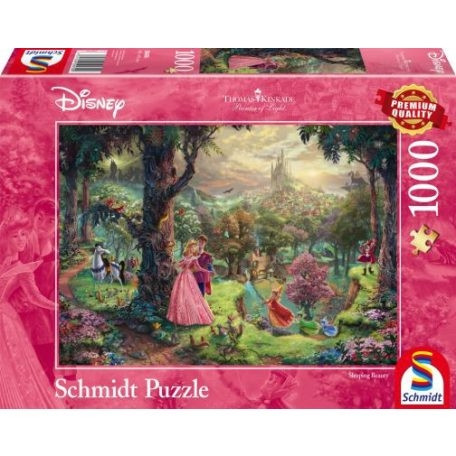 Schmidt Spiele Thomas Kinkade Disney Csipkerózsika - 1000 darabos puzzle (59474)