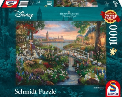 Schmidt Disney, 101 Dalmatiner, 1000 db-os puzzle (59489)