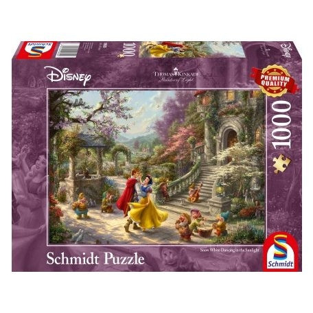 Schmidt 1000 db-os puzzle - Disney - Snow White - Dance with the Prince, Kinkade (59625)