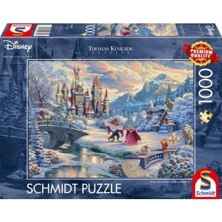 Schmidt 1000 db-os puzzle - Disney Beauty and the Beast‘s Winter Enchantment (59671)