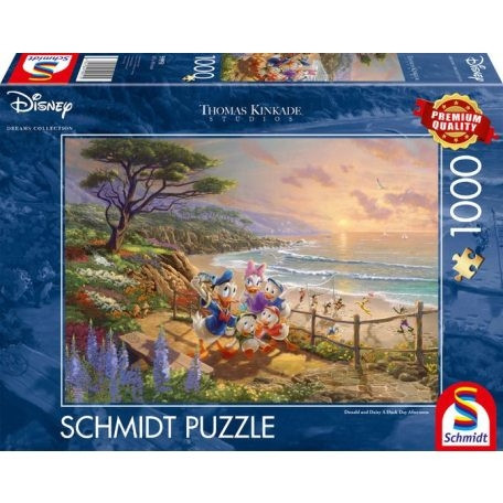 Schmidt Spiele Disney Donald és Daisy kacsa délután - 1000 darabos puzzle (59951)