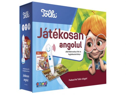 Tolki - Játékosan angolul szett (könyv +toll)