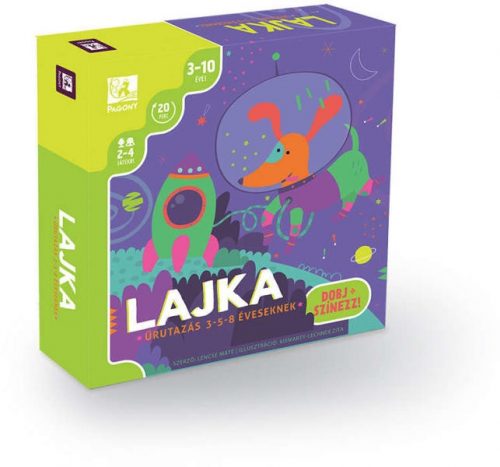 Pagony Lajka - Űrutazás 3-5-8 éveseknek társasjáték (5999569270090)