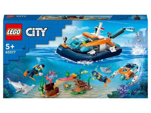 LEGO City 60377 Felfedező búvárhajó