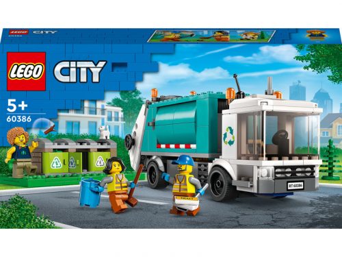 LEGO City 60386 Szelektív kukásautó