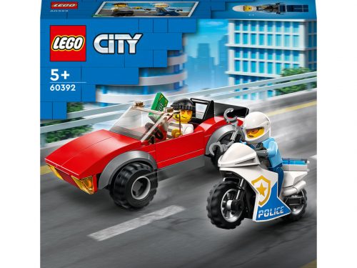 LEGO City 60392 Rendőrségi motoros autós üldözés