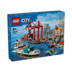   LEGO City 60422 Tengerparti kikötő teherszállító hajóval