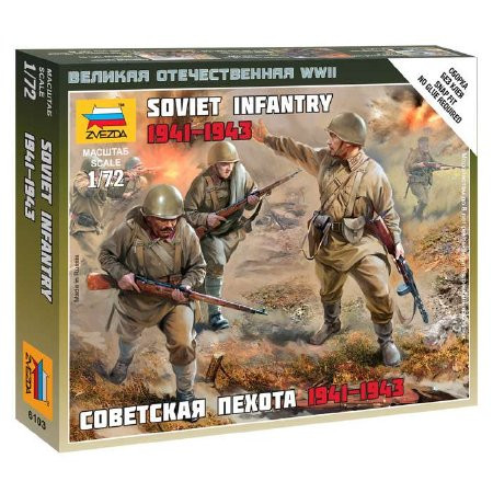 Zvezda Sovielt Infantry 1941. 1:72 (6103)