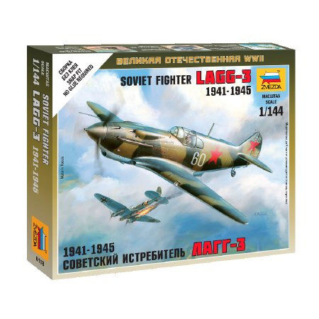 Zvezda Soviet Fighter LAGG-3 /1941-1945/ 1:144 (6118)