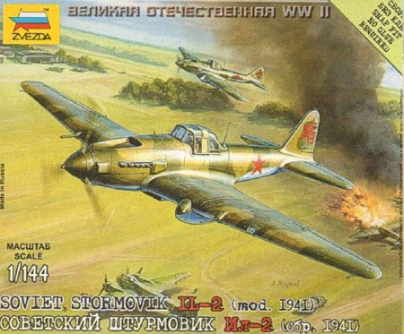 Zvezda Soviet Stormovik IL-2 mod. 1941 1:144 (6125)