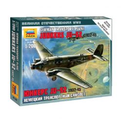   Zvezda German Transport Plane Junkers JU-52 /1932-1945/ 1:200 (6139)