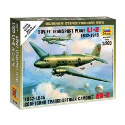 Zvezda Li-2 Soviet Transport Plane 1:200 (6140)