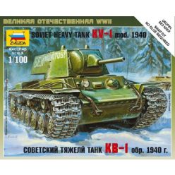 Zvezda Soviet Heavy Tank KV-1 mod. 1940 1:100 (6141)