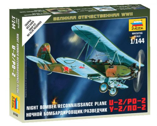 Zvezda Soviet Plane PO-2 1:144 (6150)