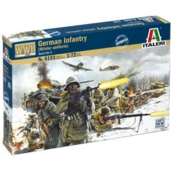   Italeri: II. világháborús német katonák téli egyenruhában, 1:72 6151s