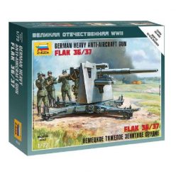 Zvezda German 88 mm Flak 1936/37 1:72 (6158)