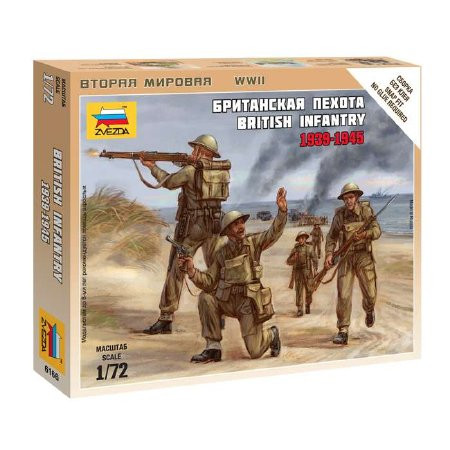 Zvezda British Infantry /1939-42/ 1:72 (6166)