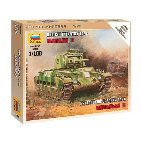 Zvezda British Tank Mk-1 'Matilda' 1:100 (6171)