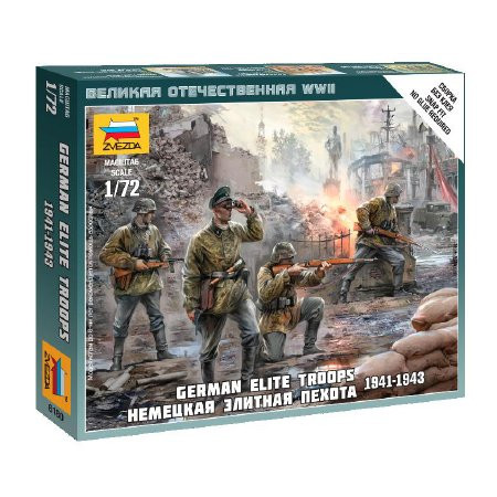 Zvezda German Elite Troops /1939-43/ 1:72 (6180)